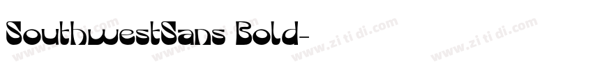 SouthwestSans Bold字体转换